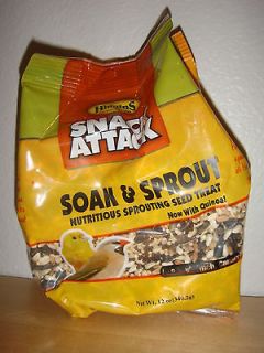 Higgins Snack Attack Soak & Sprout Bird Treats 12oz