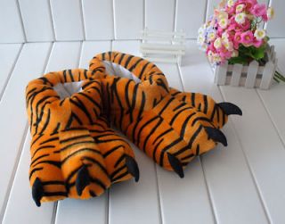 Monster big foot Tiger Feets Animal Bear Plush Claw Paw Slippers