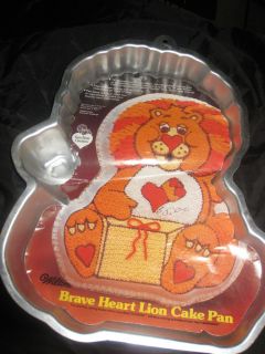 Wilton Care Bear Cousins Brave Heart Lion Collectible cake Pan 1985