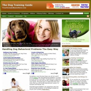 Dog Training Guide Website Business For Sale