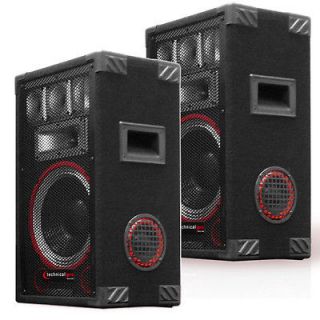Technical Pro VMPR8 Passive 6 Way DJ Speakers 1400 Watts New