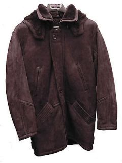 Newly listed Beautiful Mens Brown Half Long Coat 100% Genuine Leather