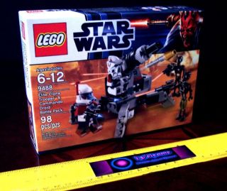 LEGO STAR WARS 9488 ELITE CLONE ARC ARF TROOPER & COMMANDO DROID