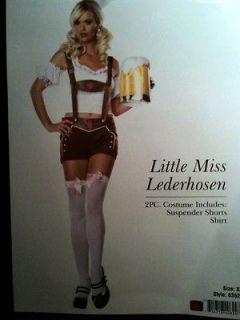 Fraulein Lederhosen Girl Sexy Beer Girl Costumes Womens Medium/Large M