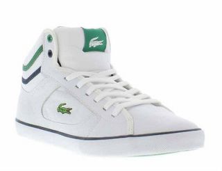 Lacoste Shoes Genuine Camous CRE White Green Mens Shoes Sizes UK 8