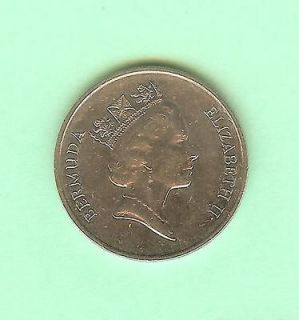 BERMUDA COIN 25 CENTS, 1997