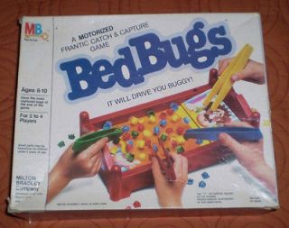 Vintage 1985 Bed Bugs Game Motorized By Milton Bradley Good Condition