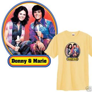 Donny & Marie Osmond 70s retro pop culture small 3XL