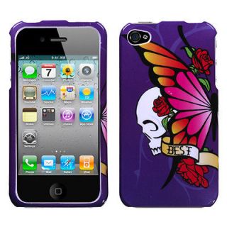 Best Friend Purple Phone Protector Cover Case for Apple iPhone 4