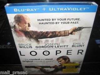 Blu ray Bruce Willis, Joseph Gordon Levitt NEW 2012 ACTION THRILLER