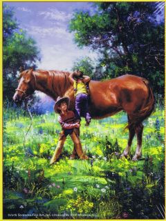 Sorenson Horse Jigsaw Puzzle Sunsout 1000 pc New Why God Made Brothers