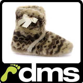 Dunlop Honey Bei Bow Womens Boot Slippers Size M UK 5/6