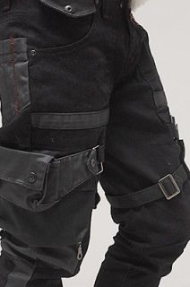 Unisex Fs1020 Designer Brand belt denim pants slim jeans by bohemian