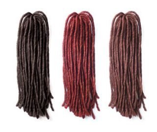 Dreadlocks Nubian Braid. Colour 1,1B,2,4,30,33 ,27. Synthetic Dread