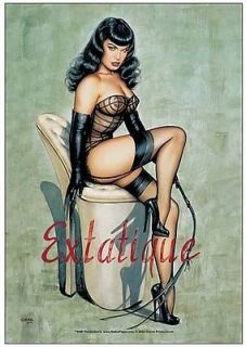 Bettie Page Extatique Fabric Cloth Poster 51500