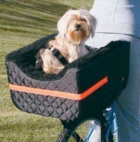 Pet Bicycle Basket.Dog Seat.Secure To Back Bike.Cycle Animal Gear