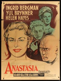 ANASTASIA 1956 Original Ingrid Bergman Yul Brynner R. Geleng Epic