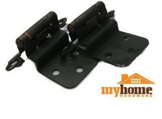 Cabinet Hardware Inset Hinges Oil Rubbed Bronze (pair)