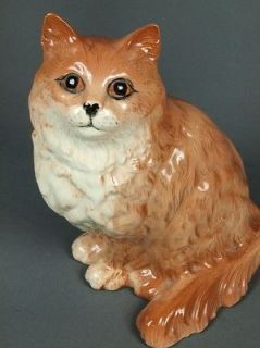 Vintage BESWICK ENGLAND 1867 Orange Tabby Cat Figurine Hand Painted