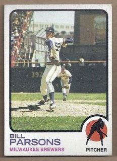 1973 73 Topps #231 BILL PARSONS NEAR MINT CONDITION