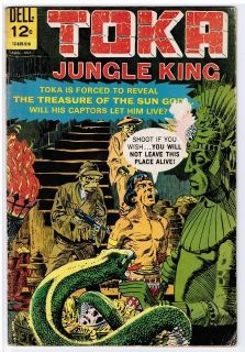 TOKA JUNGLE KING #5 1965 DELL COMIC FRANK SPRINGER COVER AND INTERIOR