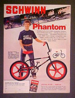 1979 Schwinn Phantom~BMX Racing Competition Bicycles Promo Trade Boys