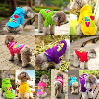 Sweater Hoodie Pet Dog Clothes Puppy Small Coat Autumn Jumpsuit