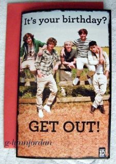 DIRECTION * ITS YOUR BIRTHDAY * BIRTHDAY GREETING CARD * ONE THING