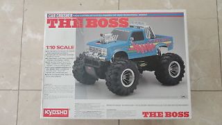 KYOSHO THE BOSS CAR CRUSHER RC MONSTER TRUCK VINTAGE RC NEW IN BOX NIB