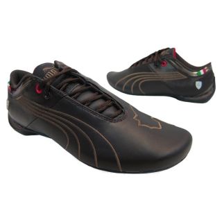 Mens Puma Future Cat M1 Big SF Ferrari Black Coffee Shoes 304039 02
