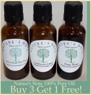 Essential Oils  Select your Scent, Buy 3 Get 1 Free