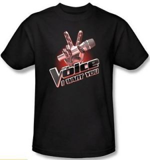 NEW Men Women Youth SIZE The Voice I Want You Logo Title TV Show t
