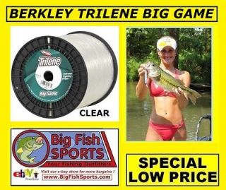 BERKLEY BIG GAME MONO Fishing Line 40lb 1480yd #BG140 15 1LB SPOOL