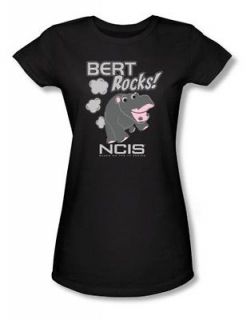 CLEARANCE Licensed CBS NCIS Bert Rocks Junior Shirt LARGE