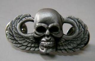 Army Airborne Paratrooper Skull Death Jump 82 101 Division Wing War