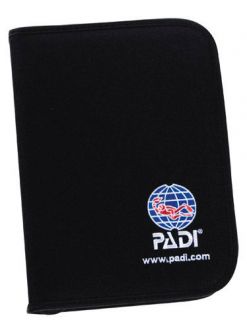 PADI Item 79136 Zippered Cordura Logbook 3 Ring binder