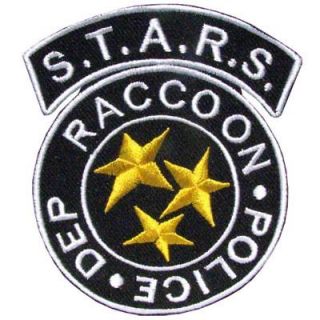 RESIDENT EVIL S.T.A.R.S. RACCOON CITY POLICE LOGO STARS UNIFORM VELCRO