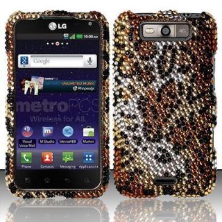 LG Connect MS840 Metro PCS Hard Case Snap On Phone Cover Golden