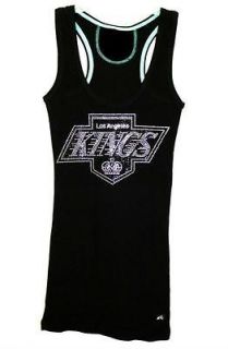 Womens LA Kings Playoffs Bling Sparkle Jersey Old School Chevy Logo or