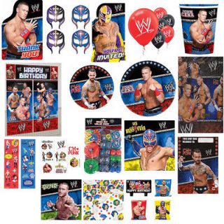 WORLD WRESTLING BIRTHDAY PARTY SUPPLIES ~ PICK A PARTY~ 