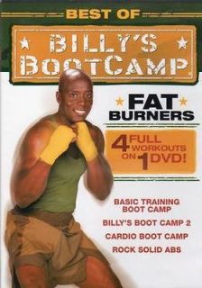 BILLY BLANKS TAE BO BEST OF BILLYS BOOTCAMP FAT BURNERS 4 WORKOUTS ON
