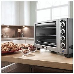 KitchenAid STEEL 12 Convection Countertop Toaster Oven MODEL KC0222CS