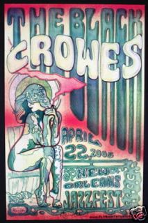 THE BLACK CROWES jay michael CONCERT POSTER jazzfest 05