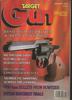 January 1996   Westlake Matchmaster, Colt 1860 black powder revolver