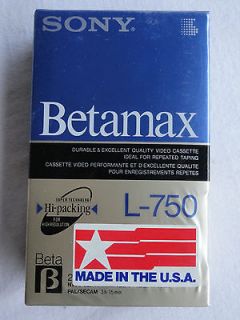 750 Recorder Standard Grade Cassette Video Tape Made USA Hi Pack