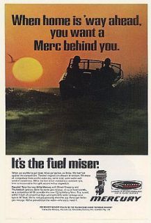 1969 Mercury Outboard Boat Motor Fuel Miser Ad