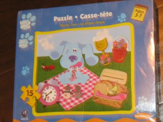 Brand NEW Blues Clues Room Picnic Fun Puzzle Tickety age 3 7yrs 15