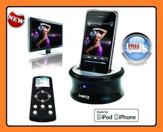 Logic3 LCD Pro Dock with Remote for iPhone/iPod   Brand New