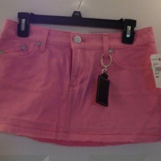 Rock & Republic Pink Jean Skirt Womens Size 28 BNWT
