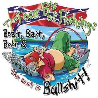 Shirt The 4 Bs Of Fishing Boat Bait Beer & The Rest Is Bull Shi